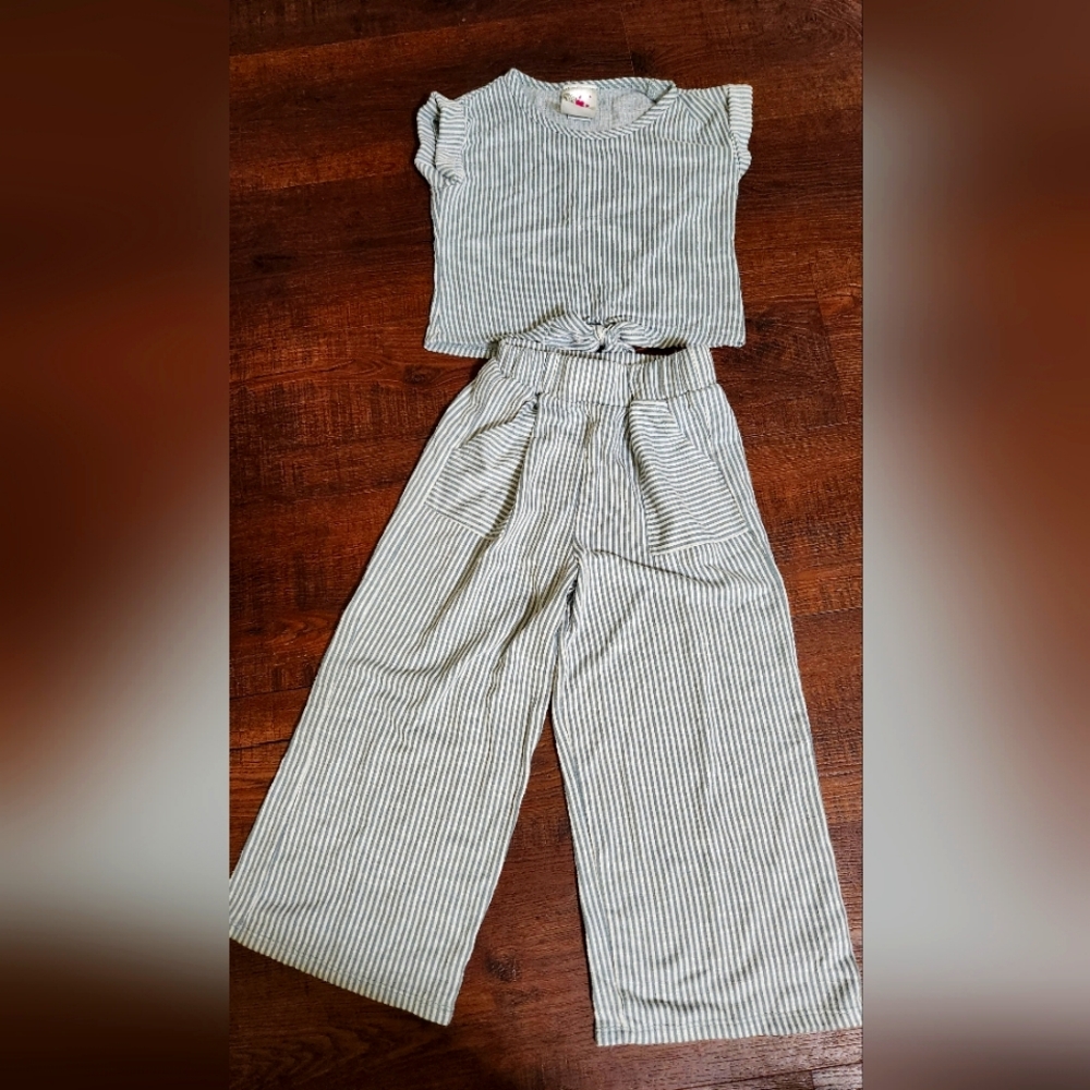 Striped Kids Pajamas Set